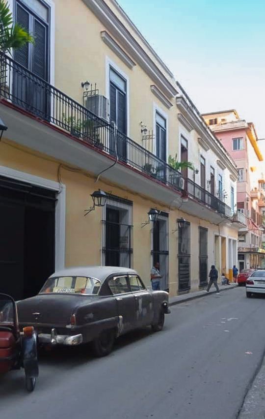 Outside of Casa Compostela